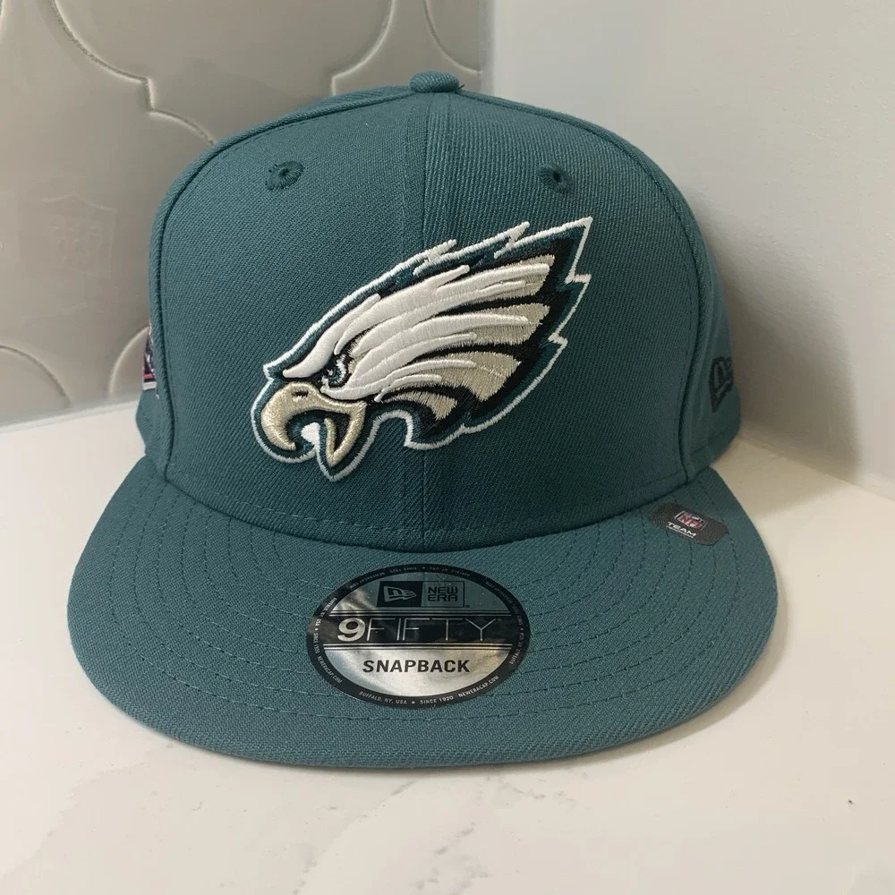 Philadelphia Eagles New Era 9FIFTY Super Bowl LIX Champs Adjustable Snapback Hat
